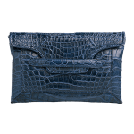 BORSA CLUTCH IN COCCODRILLO BLU NAVY