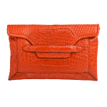 BORSA CLUTCH IN COCCODRILLO ROSSO